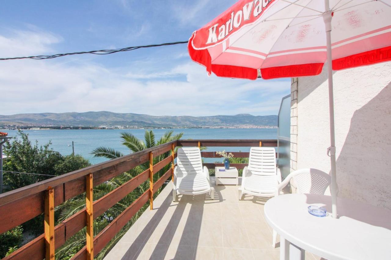 Villa Fjaba - By The Sea - With The Big Terraces & Great Sea View Trogir Exteriör bild
