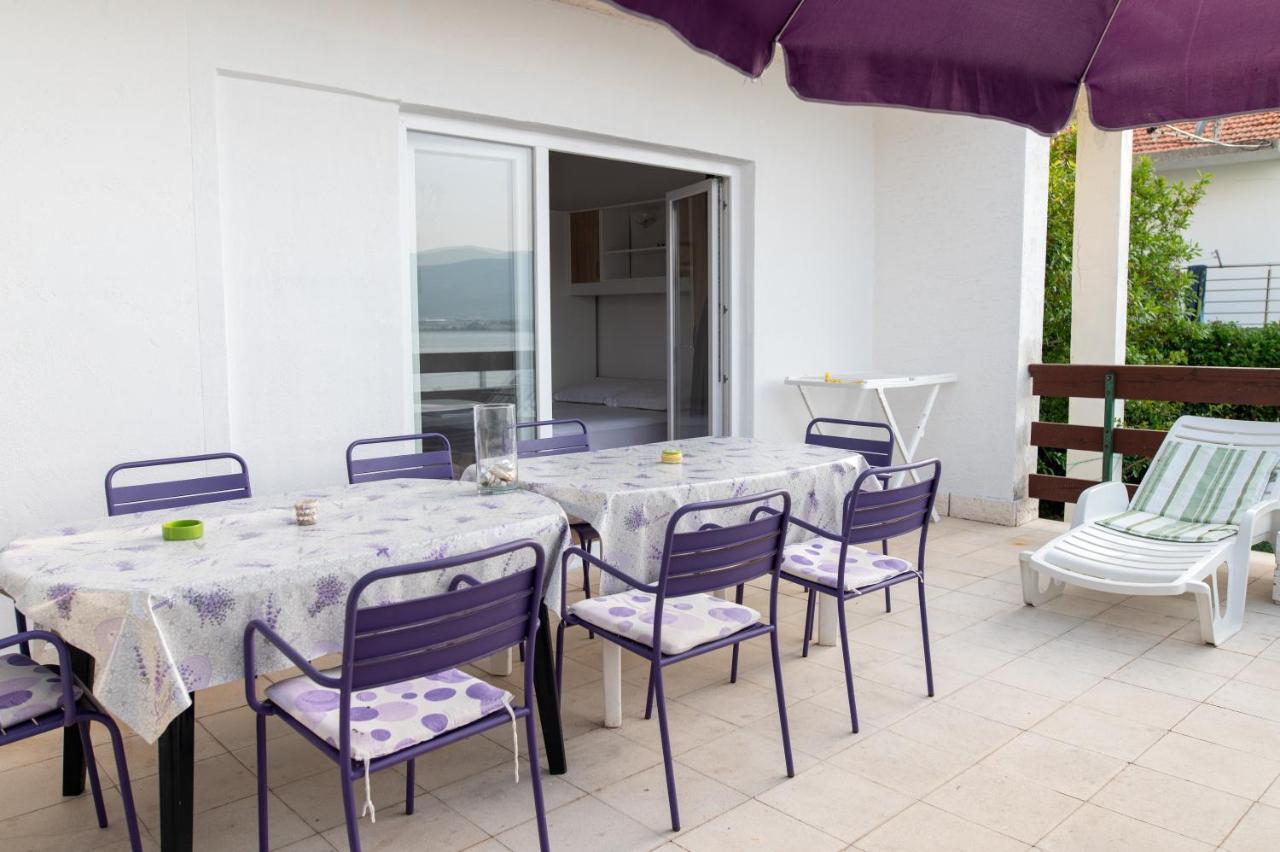 Villa Fjaba - By The Sea - With The Big Terraces & Great Sea View Trogir Exteriör bild