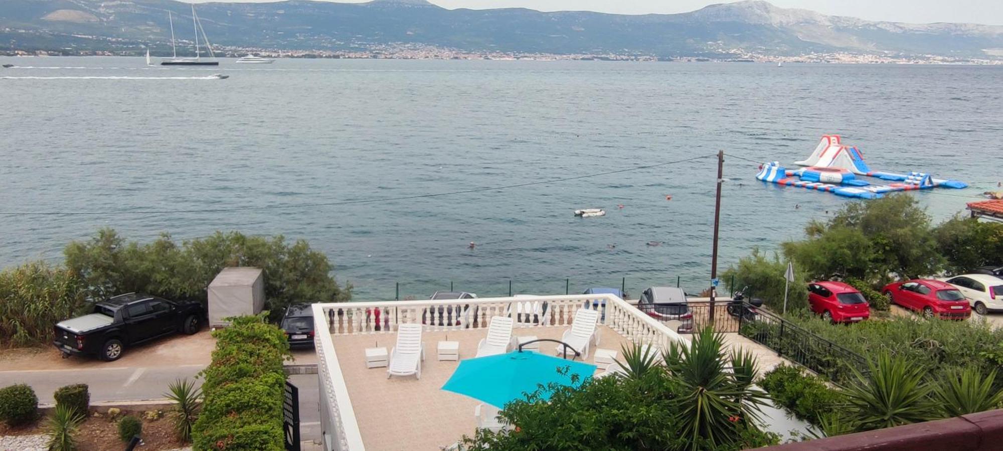 Villa Fjaba - By The Sea - With The Big Terraces & Great Sea View Trogir Exteriör bild