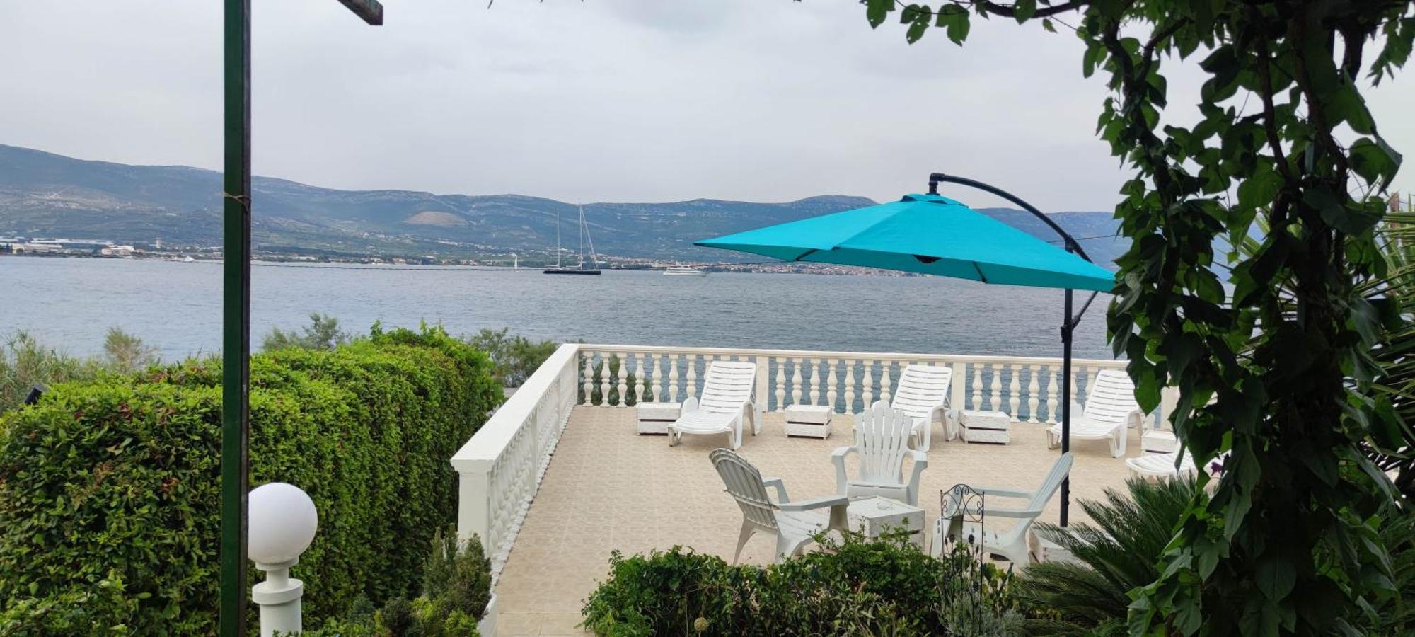 Villa Fjaba - By The Sea - With The Big Terraces & Great Sea View Trogir Exteriör bild